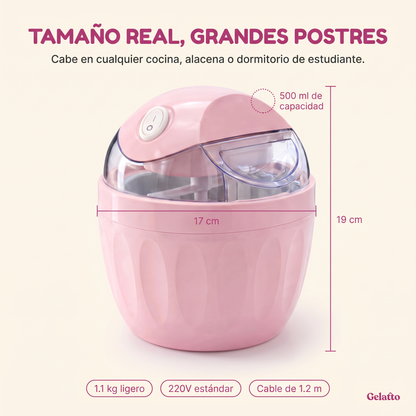 Mini maquina para hacer helados